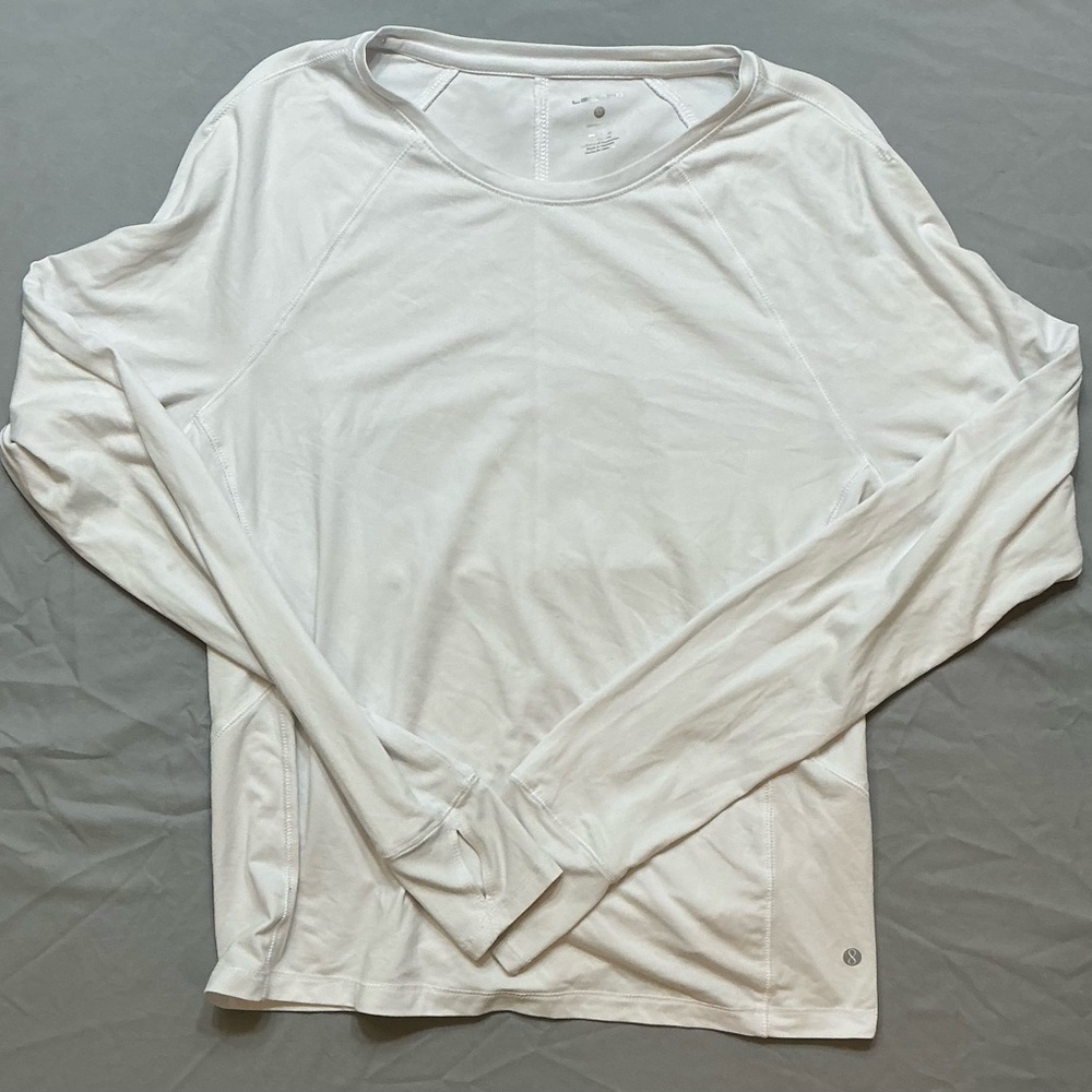 White Long Sleeve Tee Relaxed Fit